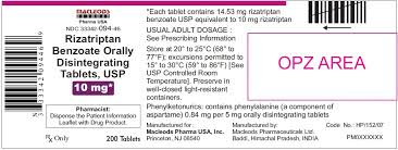 Image result for Rizatriptan