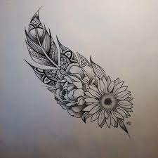 Bonus Feathers And Flowers And All The Pretty Things Feather Tattoos Body Art Tattoos Tattoos