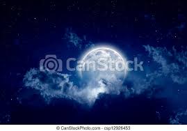 Affordable and search from millions of royalty free images, photos and vectors. Full Moon Peaceful Background Night Sky With Full Moon Stars Beautiful Clouds Elements Of This Image Furnished By Nasa Canstock