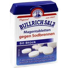 Schon der jäger aus kurpfalz nahm oft und gerne bulrich salz this sentence i used to read on an advertising in the berlin subway. Bullrich Salz Magentabletten Gegen Sodbrennen 50st Tabletten