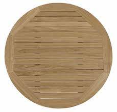 Built to withstand the elements. Marina Natural Wood Teak Outdoor Patio Round Coffee Table By Modway