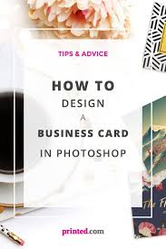 How to make business cards on photoshop. How To Design Business Card In Photoshop Printed Com Business Card Photoshop Business Cards Design Diy Create Business Cards