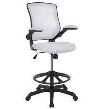 Pierrepont Mid Back Ergonomic Mesh Drafting Chair Drafting Chair Adjustable Office Chair Chair