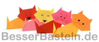 Bastelanleitung tiere zum ausdrucken katze : Katze