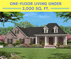 Stock house plans and your dreams Benefits Of Single Story House Plans Under 2 000 Square Feet