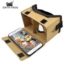 Virtual Reality Glasses Google Cardboard Glasses 3d Glasses Vr Box Movies For Iphone 5 6 7 Smartphones Vr Virtual Reality Glasses Virtual Reality Vr Box Movies
