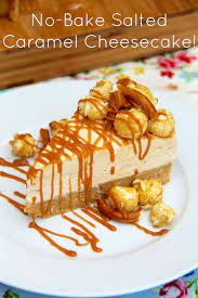 No Bake Salted Caramel Cheesecake Cheesecake Recipes Baking Cake Recipes
