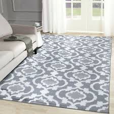 The collection has something for spaces of all sizes and styles, be it the living room, dining room, bedroom or patio. A2z Rug Geometric Area Rugs Grey White Modern Carpet Living Dining Rug Bedroom Ebay