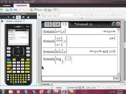Ti Nspire Cas Finding Range And Domain Of Any Function The Trick Youtube