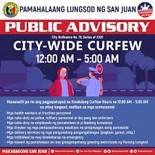Juvenile curfew laws are typically enacted at the state and local level. San Juan City Sets New Curfew Hours 12 00 Midnight To 5 A M Inquirer News
