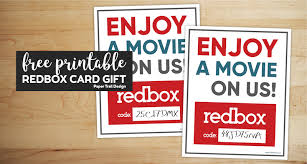 Redbox gift cards at target. Easy Gift Idea Redbox Movie Rental Paper Trail Design
