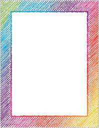 Colorful Scribble Computer Paper Page Borders Design Colorful Borders Design Borders Design