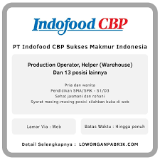 Loker di pabrik kuaci tanjung morawa. Lowongan Kerja Indofood Indofood Jobs Indeed Com