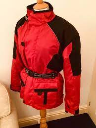 Frank Thomas Unisex Textile Motorcycle Biker Jacket Size M See Inches Below Biker Outfit Motorcycle Jeans Red Outfit