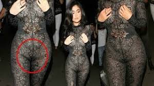 Reality television series keeping up with the kardashians. Kylie Jenner Camel Toe In Black Lace Jumpsuit By Hollywood Telly Tweets
