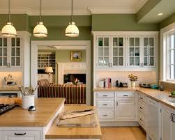The result is a sophisticated yet striking color, which contrasts with white walls and classic tiles. 60 Ideas To Go Green In Your Farmhouse Kitchen Kitchen50