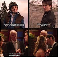 How They Met And How They Ended Up Is Funny She Did It She Married The Boy In The Loft Heartland Cbc Heartland Tv Heartland Tv Show