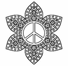 Trendy Tattoo Sunflower Hippie Peace Signs 68 Ideas Mandala Coloring Pages Heart Coloring Pages Coloring Pages