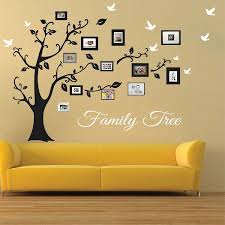 Picture Frame Family Tree Wall Art Tree Decals Trendy Wall Designs Family Tree Wall Art Family Tree Wall Decor Family Tree Wall Decal
