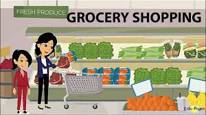 Hey google show me my grocery list. Shopping At The Grocery Store English Conversation Youtube