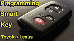 This smart remote don't get program when the transponder part works ,also u need a working key in slot to program your remote. How To Program A Smart Key On Any Toyota Lexus Or Scion Car Youtube