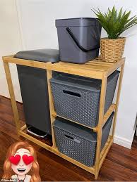 Enjoy $6 shipping & free returns. How Clever Shoppers Are Transforming A 35 Kmart Bamboo Laundry Hamper Into An Organised Bin Space Daily Mail Online