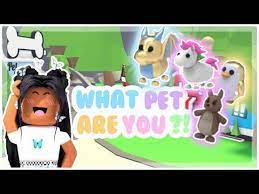 Adopt me quiz 2020 : What Adopt Me Pet Are You Quiz Roblox Youtube Adoption Pets Roblox