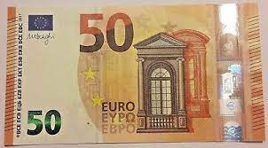 50 Euros Billet Fdc Draghi Mario Wa 2017 Code Imprimeur W006f1 Ebay