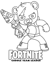 Fortnite Cartoon Coloring Pages Coloring And Drawing