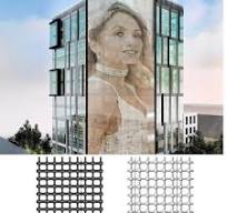 Flexible LED Mesh Display for Building Facades & Advertising ...