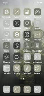 Forest Fog Green Aesthetic Iphone Ios14 App Icon Covers And Etsy App Icon Iphone App Design Iphone App Layout