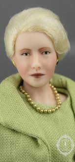 One-of-a-kind Tippi Hedren porcelain sculpture in 1:12 scale