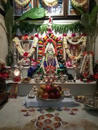 Varamahalakshmi Goddess Decor Puja Room Pooja Room Design