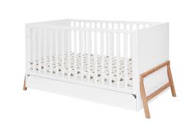 Gitterbett Marta Weiss 70x140 Babybett Umbaubar Babybett Kinderbett Holz