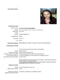 Vreau sa completez un cv online free! Curriculum Vitae Romana 1