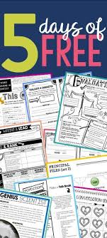Teachers I Ve Put Together Over 100 Pages Of Free Lessons And Activities For Your Ela Classroom Sig Free Lesson Plans Creative Teaching Language Arts Lessons