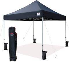New arrival pop up camping tent bed canopy mosquito net full queen king size netting bedding mongolian yurt mosquito net. Amazon Com Uniquecanopy 10 X10 Ez Pop Up Canopy Tent Commercial Instant Shelter With Heavy Duty Roller Bag 4 Canopy Sand Bags 10x10 Ft Black Patio Lawn Garden
