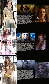 These are the Brides of Dracula from the movie Van Helsing. They influenced  my version of Dracula's Brides.
