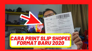 Bila moto tu dah sampai ke destinasi, pos laju akan menghubungi. Cara Print Free Shipping Waybill Baru Dari Shopee 2020 Youtube