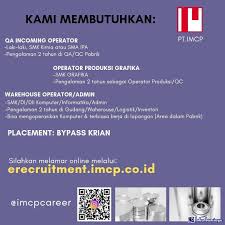 Check spelling or type a new query. Lowongan Kerja Pt Indonesia Multi Colour Printing Surabaya Maret 2021