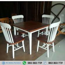 Harga set 6 kursi + meja. Jual Set Meja Kursi Makan Cafe Sederhana Harga Murah