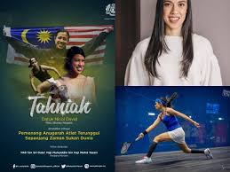 Explore tweets of lee chong wei @leechongwei on twitter. Datuk Nicol Ann David Pemenang Anugerah Atlet Terunggul Sepanjang Zaman Sukan Dunia Aiskrim Potong