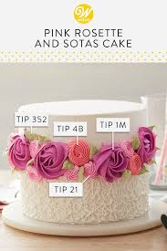 Pink Rosette And Sotas Cake Recipe Cake Cake Decorating Piping Cake Frosting Recipe