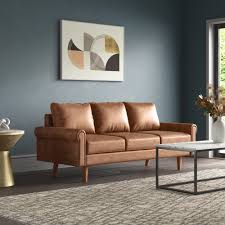 Mercury row garren 75.6'' square arm sofa best leather: Mercury Row Alissa 74 01 Rolled Arm Sofa Reviews Wayfair