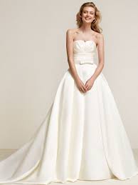 Satin A Line Draminia Wedding Dress By Pronovias