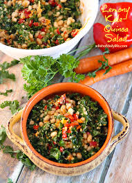 Lemony Kale Quinoa Salad Recipe Kale Quinoa Salad Quinoa Salad Healthy Vegetables