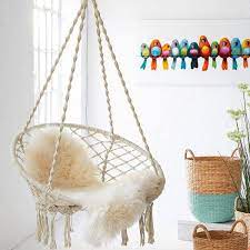 For a porch swing or any other swing chair with two suspension points, you need to purchase 2 of to hang any hammock or swing chair reliably from any usual ceiling joist or wood beam or any other. Hangesessel Parkmont Hanging Chair Hanging Hammock Chair Swinging Chair
