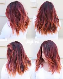 Red and black hair is when black hair is colored red, leaving some of the black hair exposed. 25 Red And Black Ombre Highlights Hair Color Ideas May 2020