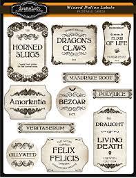 Are there any harry potter potion label printables? Wizard Potion And Halloween Apothecary Printable Frames And Labels For Personal And Commercial Use Harry Potter Thema Halloween Etiketten Harry Potter Halloween