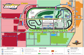 indy speedway site map